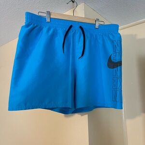 2XL New Men's Nike Blue Board Shorts Swim Trunks!